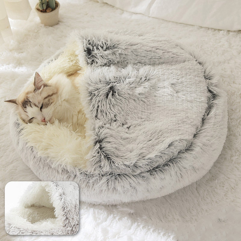 Pet Round Plush Sleeping Bed