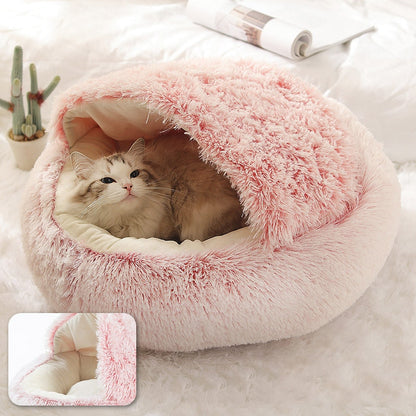 Pet Round Plush Sleeping Bed