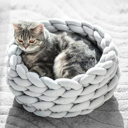 Braided Dog Bed Warming Dog House
