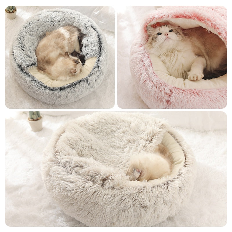 Pet Round Plush Sleeping Bed