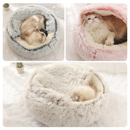 Pet Round Plush Sleeping Bed