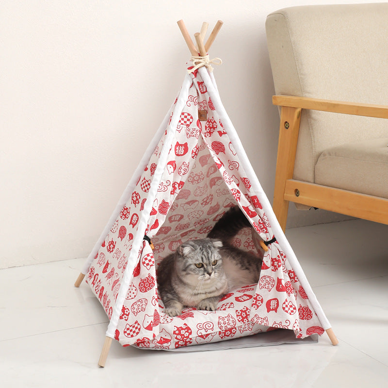 Removable And Washable Canvas Dog Tent