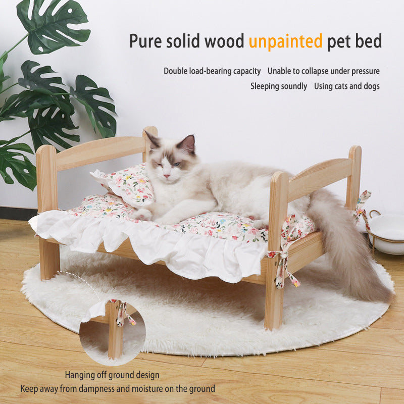 Solid Wood Pet Bed Net