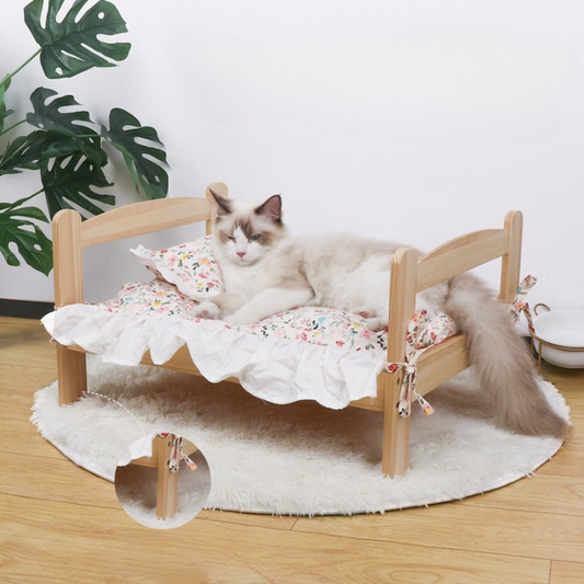 Solid Wood Pet Bed Net