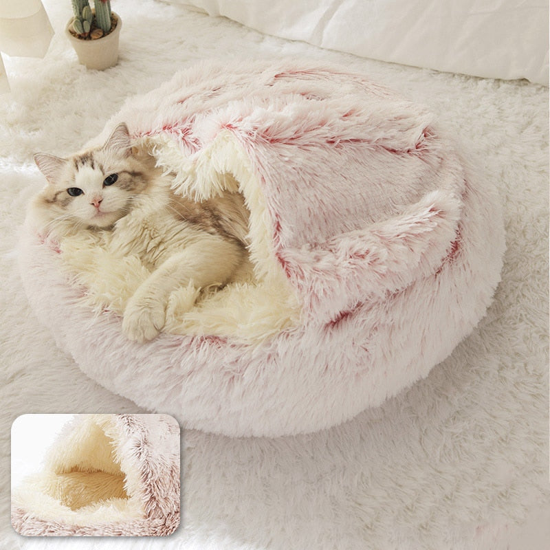 Pet Round Plush Sleeping Bed