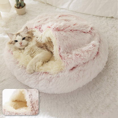 Pet Round Plush Sleeping Bed