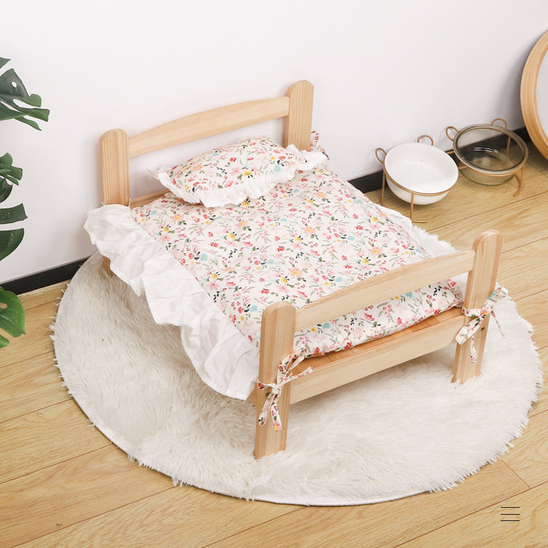Solid Wood Pet Bed Net