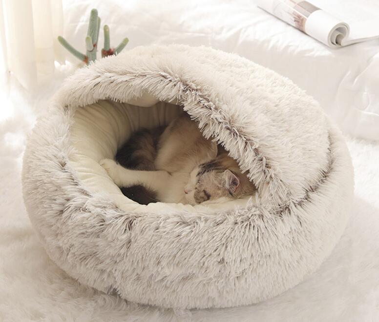 Pet Round Plush Sleeping Bed