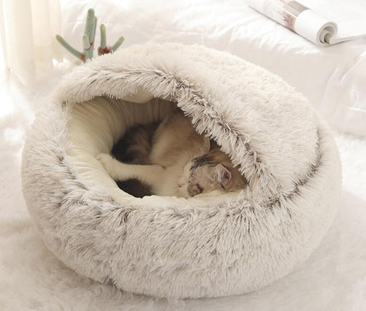 Pet Round Plush Sleeping Bed