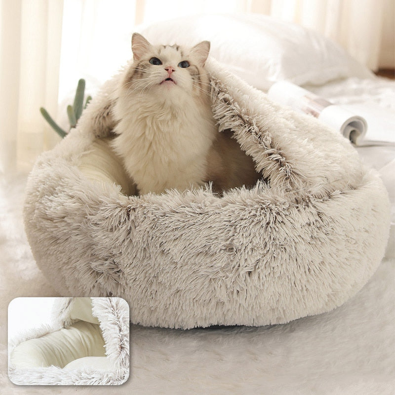 Pet Round Plush Sleeping Bed