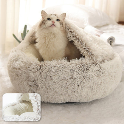 Pet Round Plush Sleeping Bed