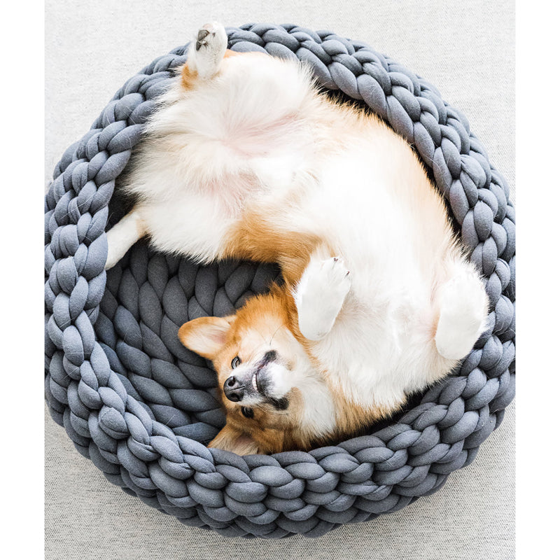 Braided Dog Bed Warming Dog House