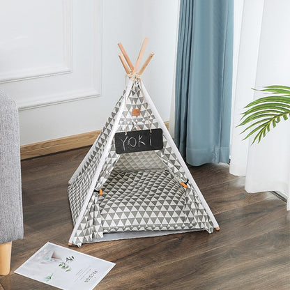 Removable And Washable Canvas Dog Tent
