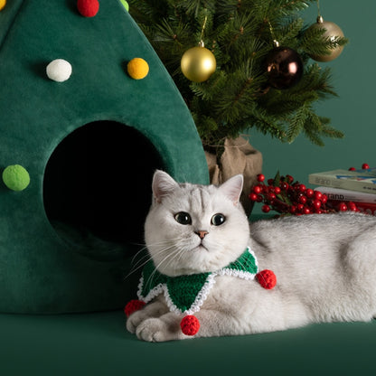 Christmas Tree Cat Beds House