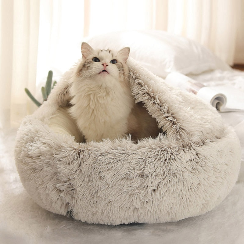 Pet Round Plush Sleeping Bed