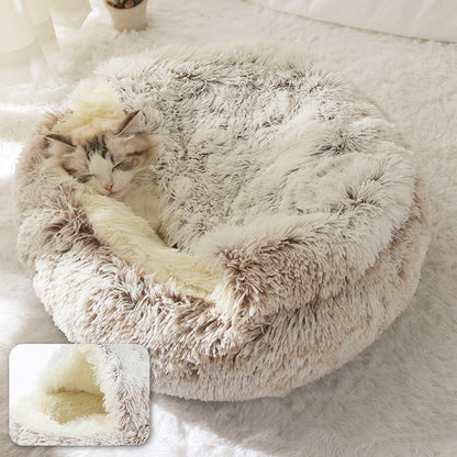 Pet Round Plush Sleeping Bed