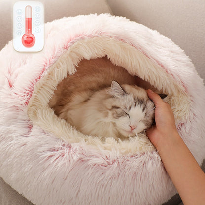 Pet Round Plush Sleeping Bed