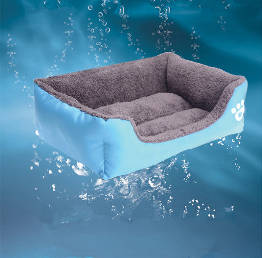 Candy Color Thickened Square Pet Bed