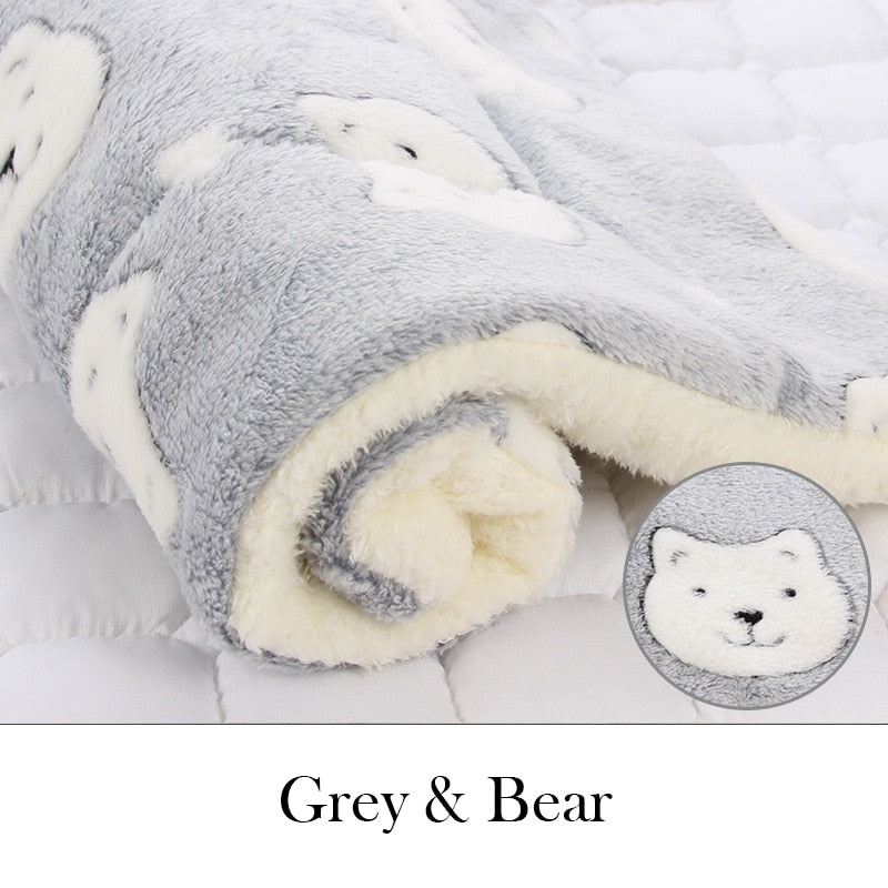 Pet Soft Fleece Pad Pet Blanket