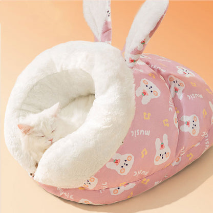 All-Season Semi-Closed Pet Bed