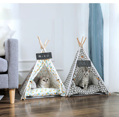 Removable And Washable Canvas Dog Tent