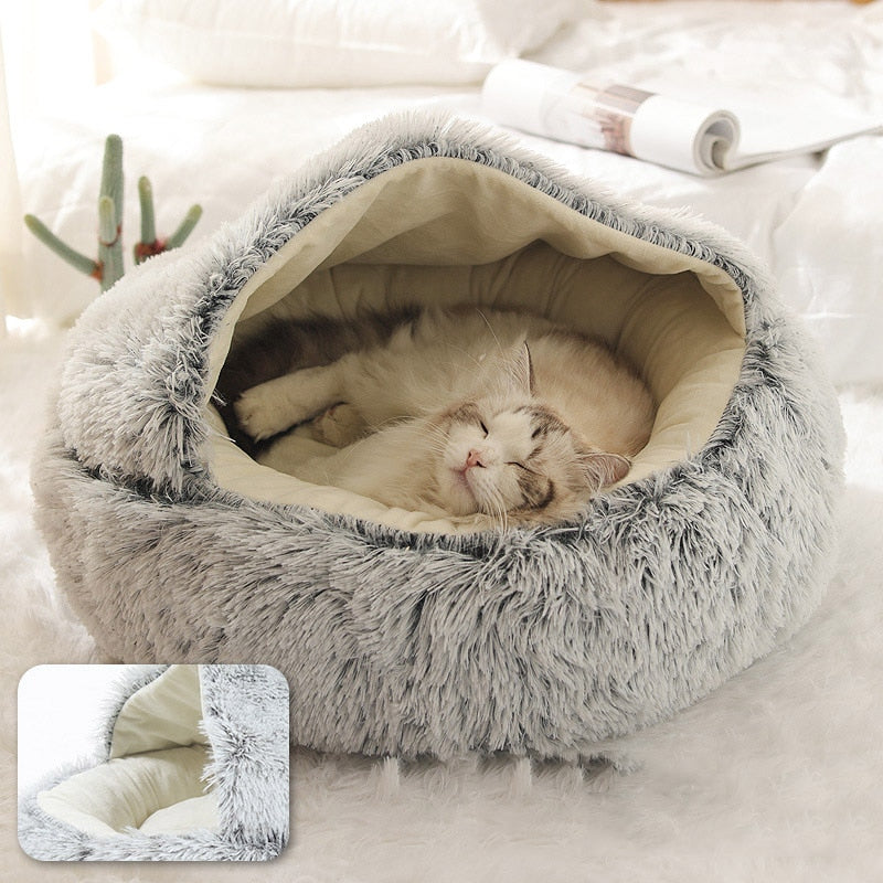Pet Round Plush Sleeping Bed
