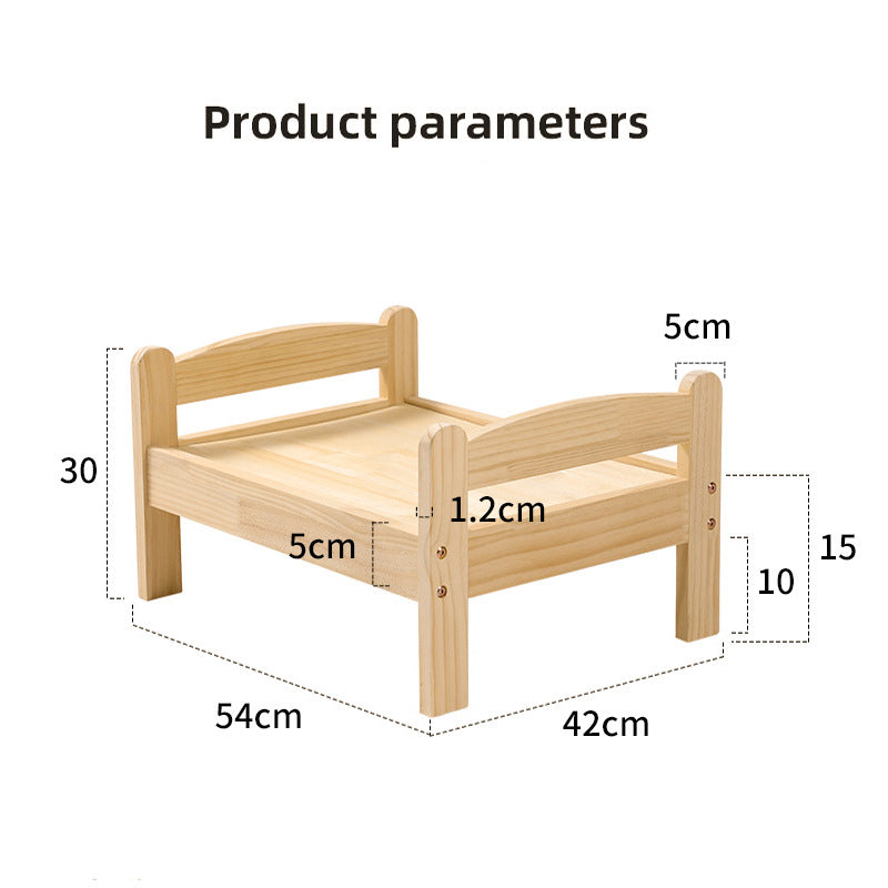 Solid Wood Pet Bed Net