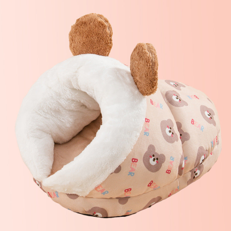 All-Season Semi-Closed Pet Bed