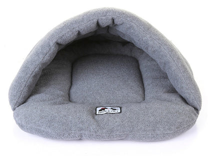 Winter Warm Slippers Style Dog Bed