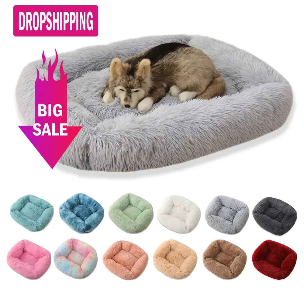 Super Soft Square Dog Bed